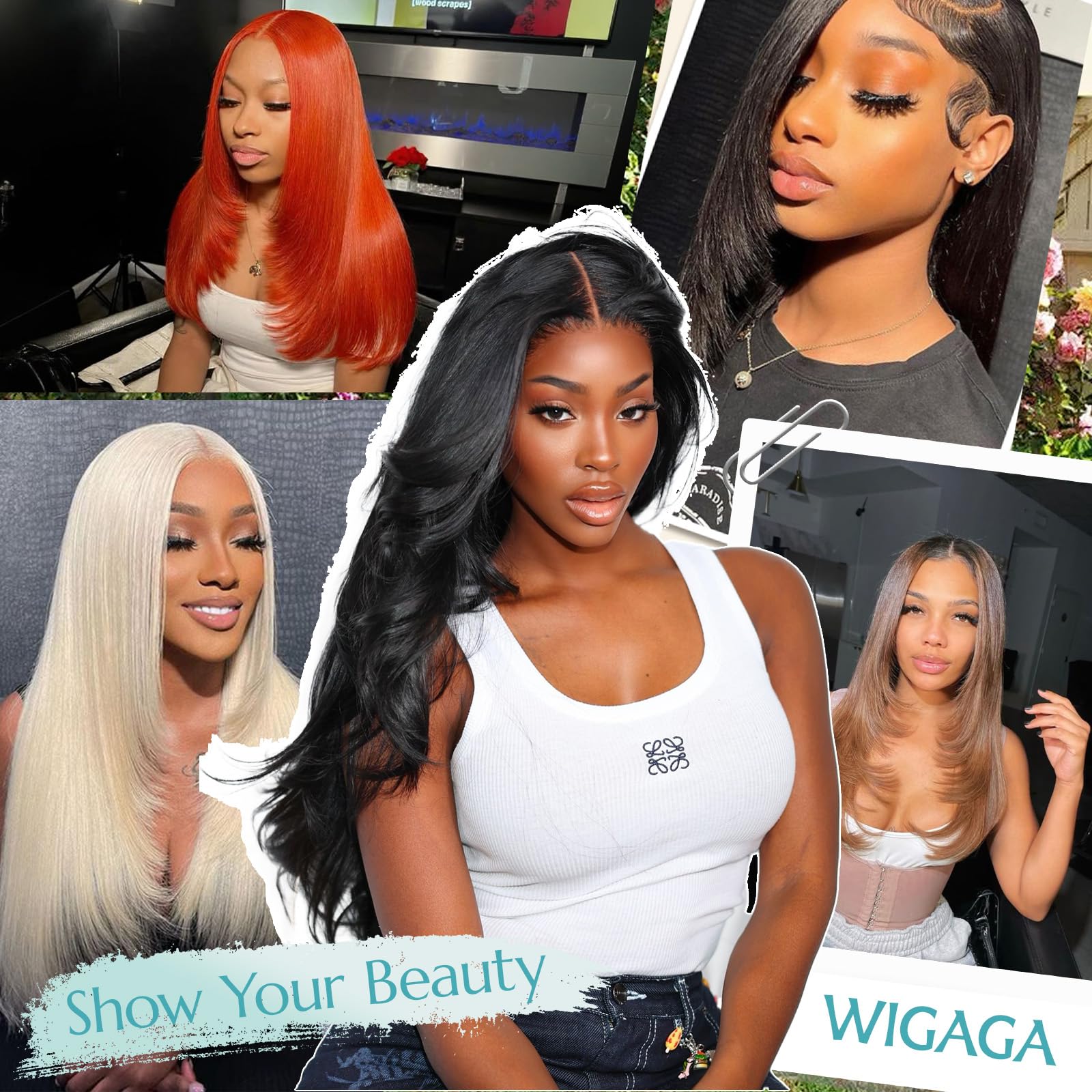 WIGAGA wedding-party friendly 26-inch wig for long-wear and confidence.
