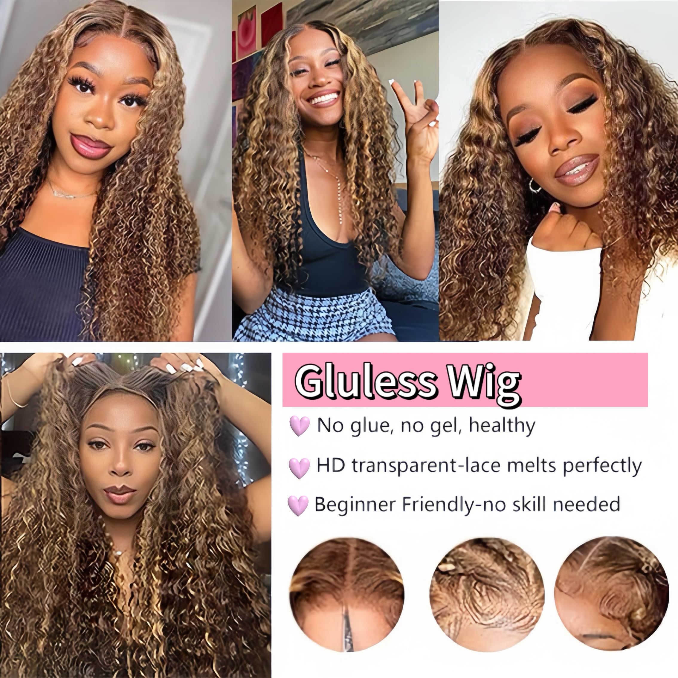 Wighottie glueless wig offers easy wear for busy mornings