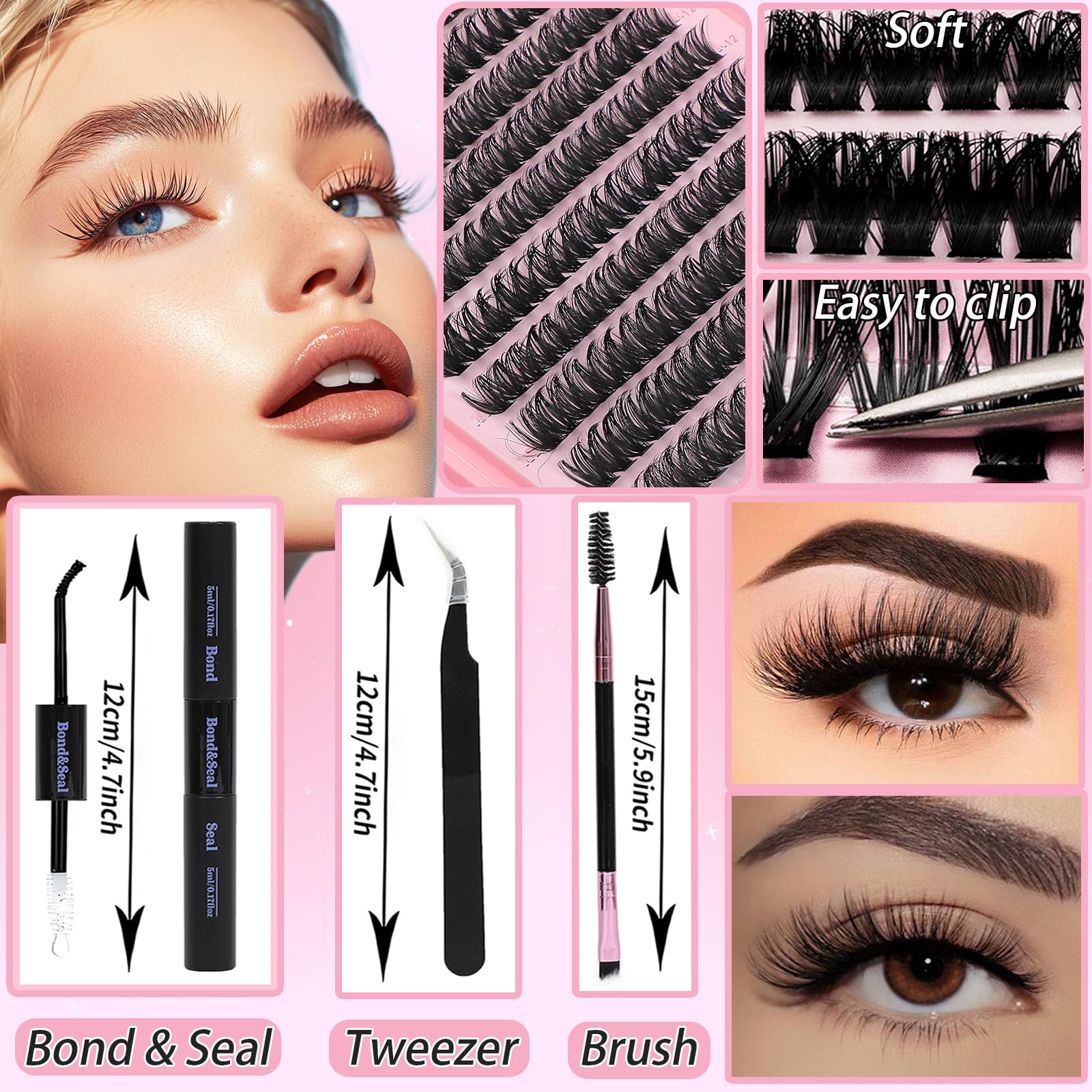 WIGICD bond and seal with precision tweezers for easy application