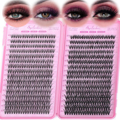 WIGICD Manga Lash Clusters box shows 640 pieces for at-home DIY lash sets