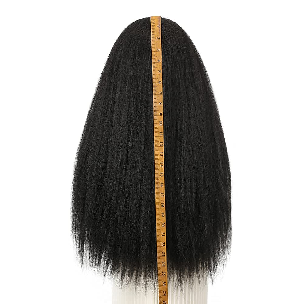 WIGNEE 26in kinky straight wig full length on model