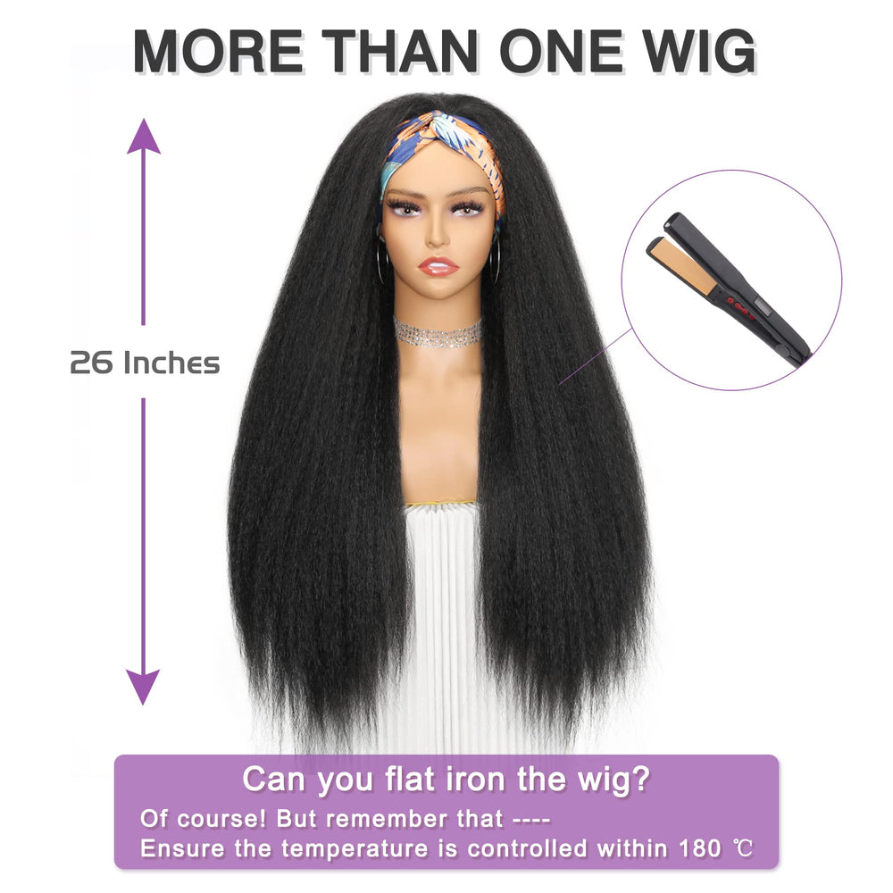 WIGNEE headband wig fashion-forward design fits beginners