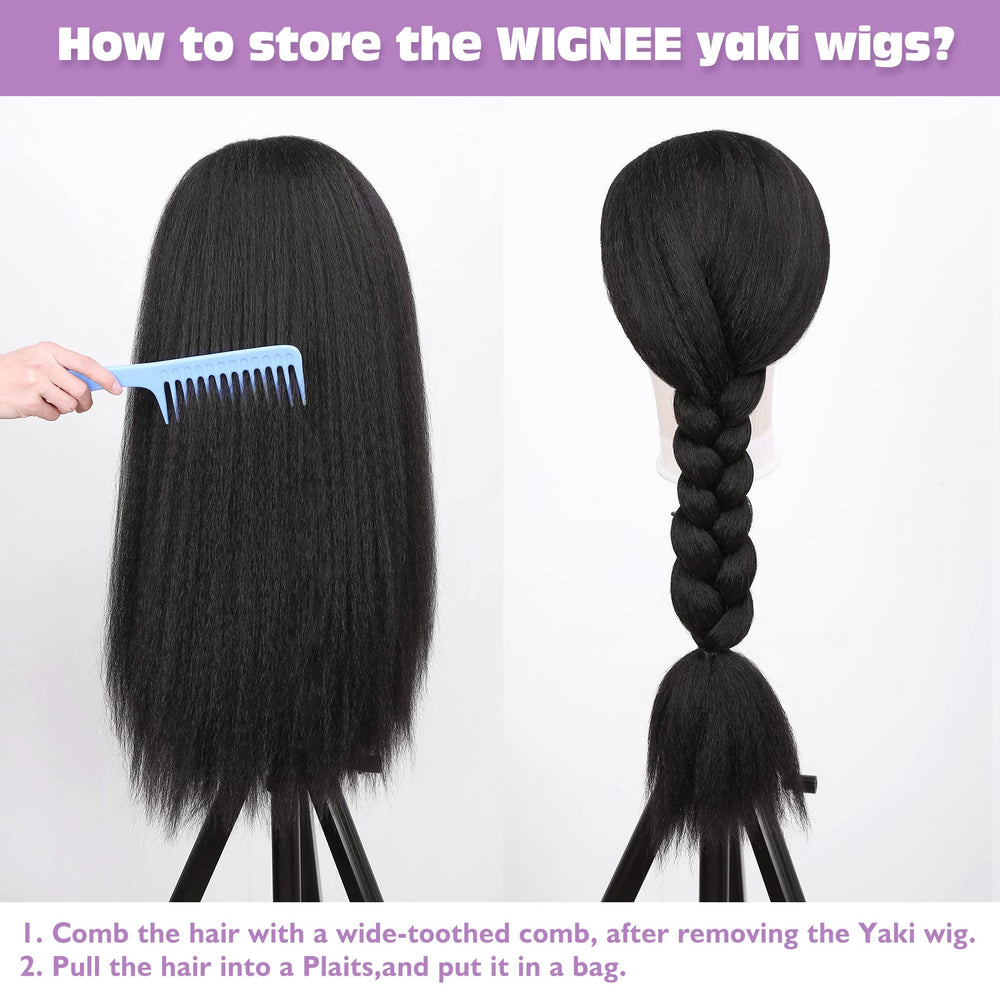 WIGNEE headband wig packaging and travel-friendly design