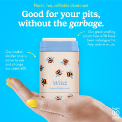 Wild The Full Monty refills collection displayed for waste-minimizing bathroom routine.