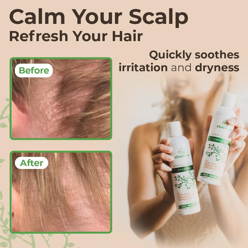 Wild Naturals aloe vera base provides pure soothing foundation for hair and skin.