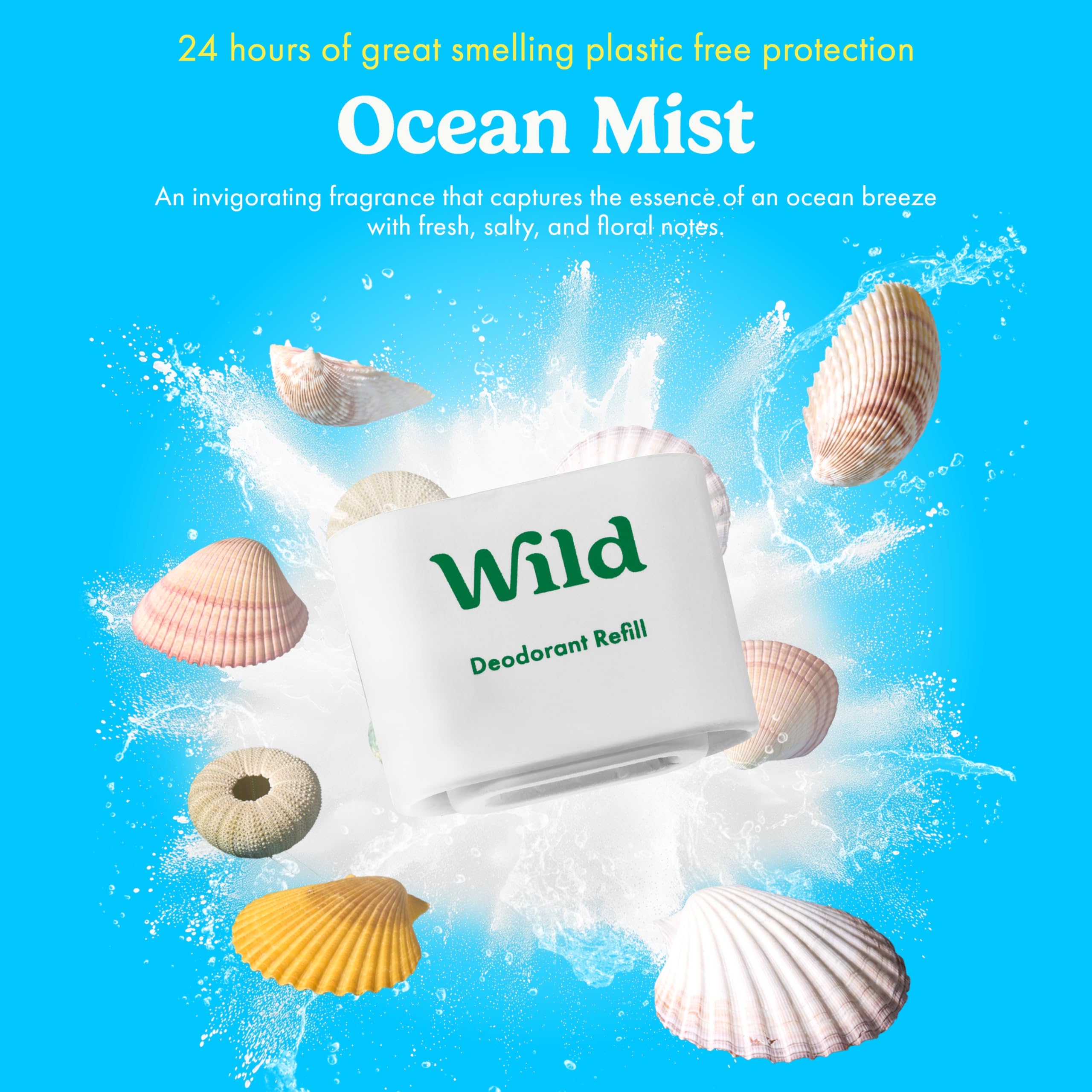 Wild sustainable packaging recycling focus emphasizes waste reduction and durability.