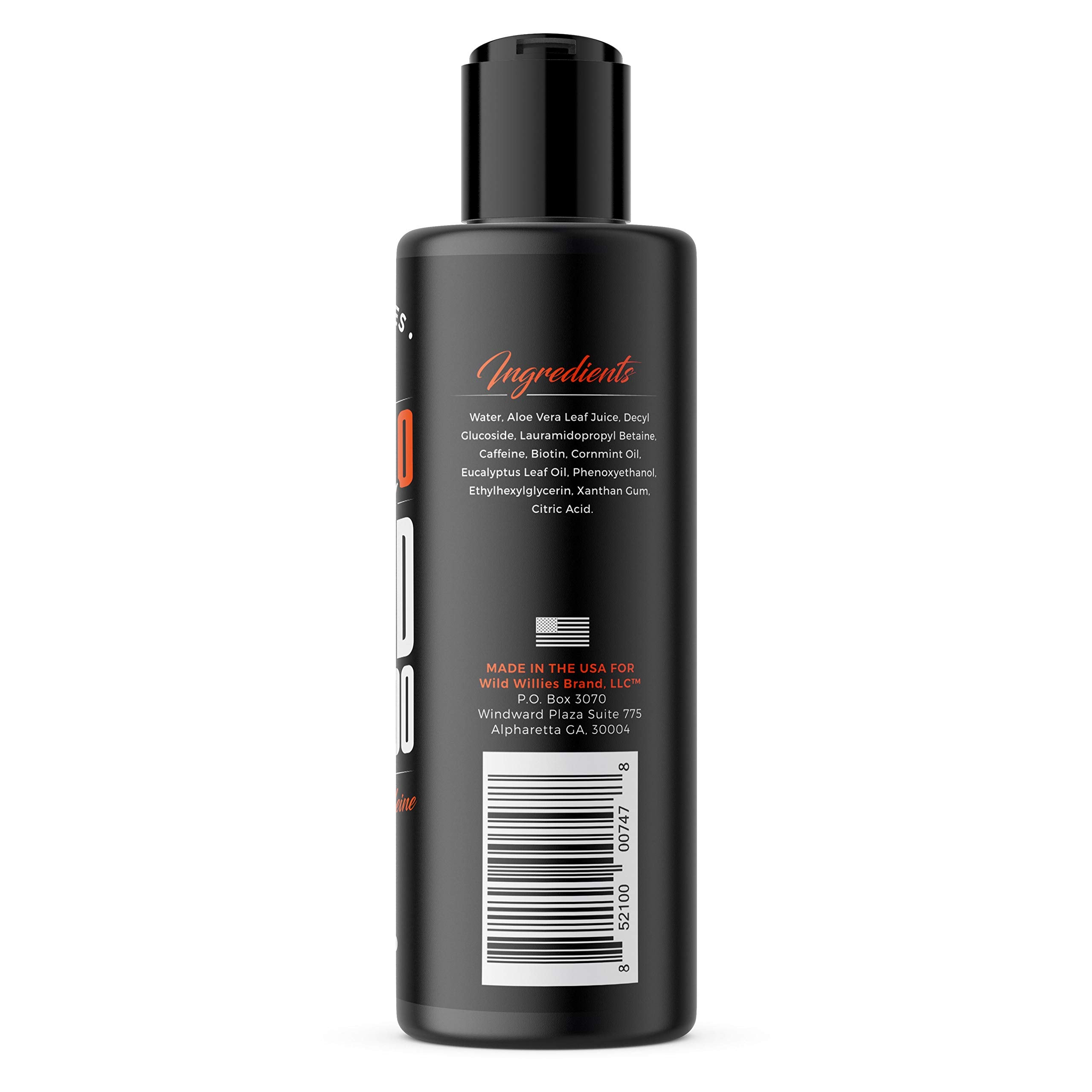 Wild Willies man applying beard shampoo shows simple grooming in minutes