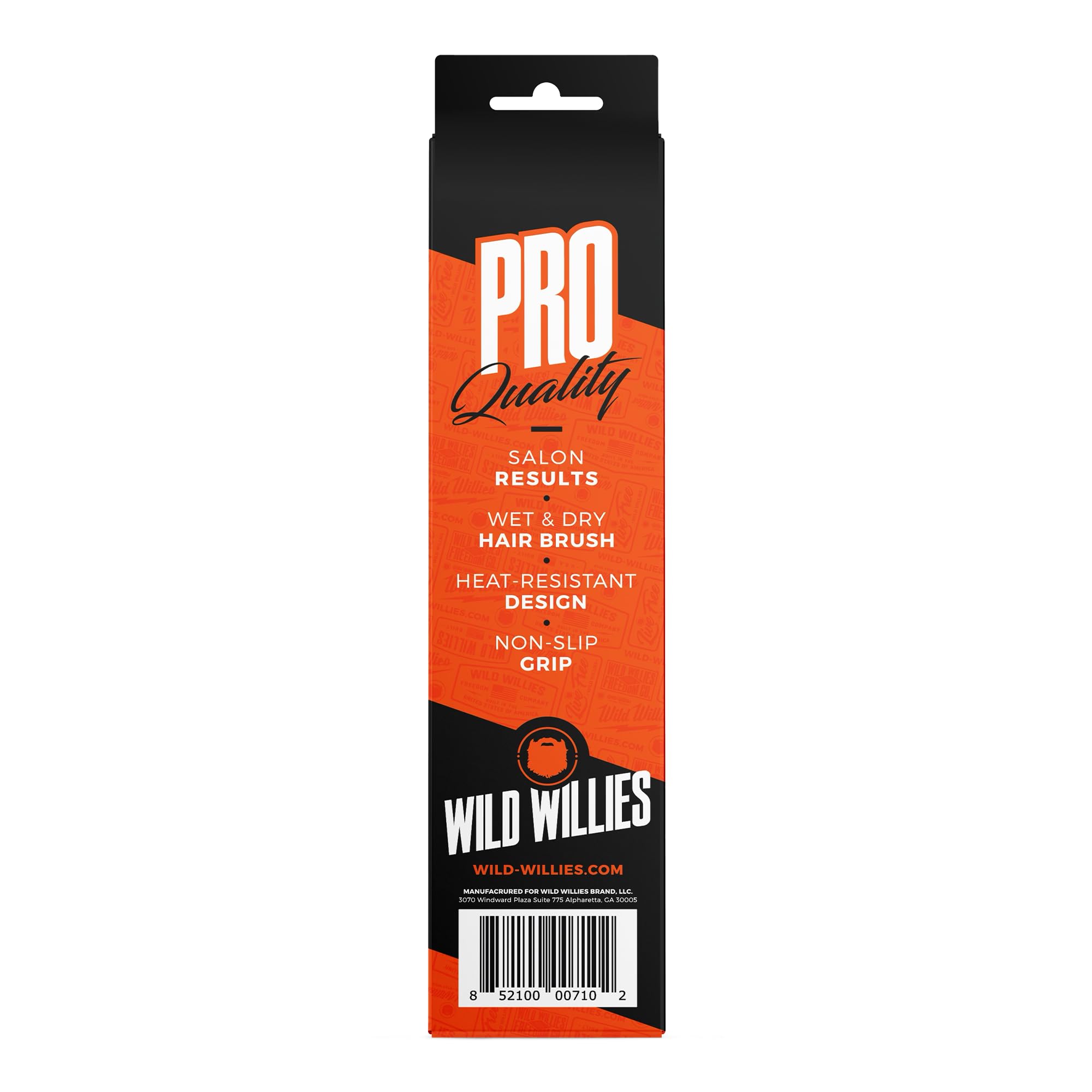 Wild Willies Round Beard Brush usa-made quality and craftsmanship.
