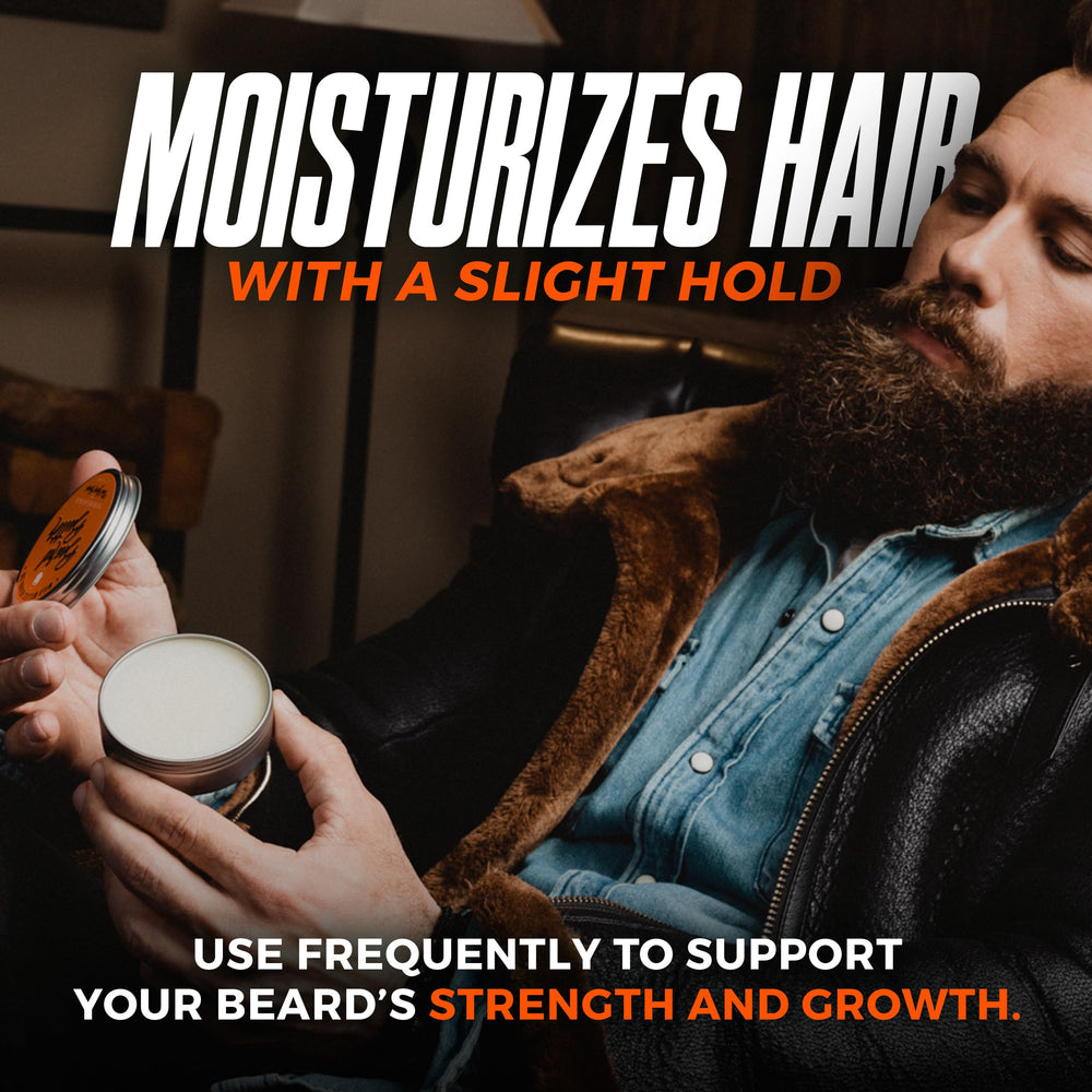 Wild Willies beard balm coconut oil for nourishing moisture