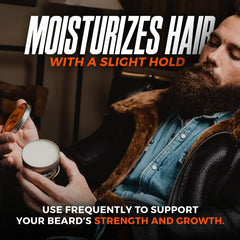 Wild Willies beard balm coconut oil for nourishing moisture