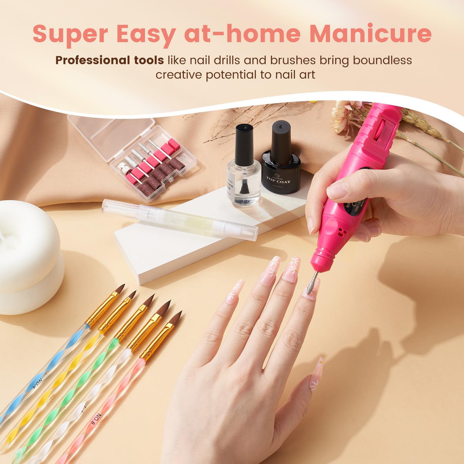 Pinceles Wilfniee para arte de uñas con precisión