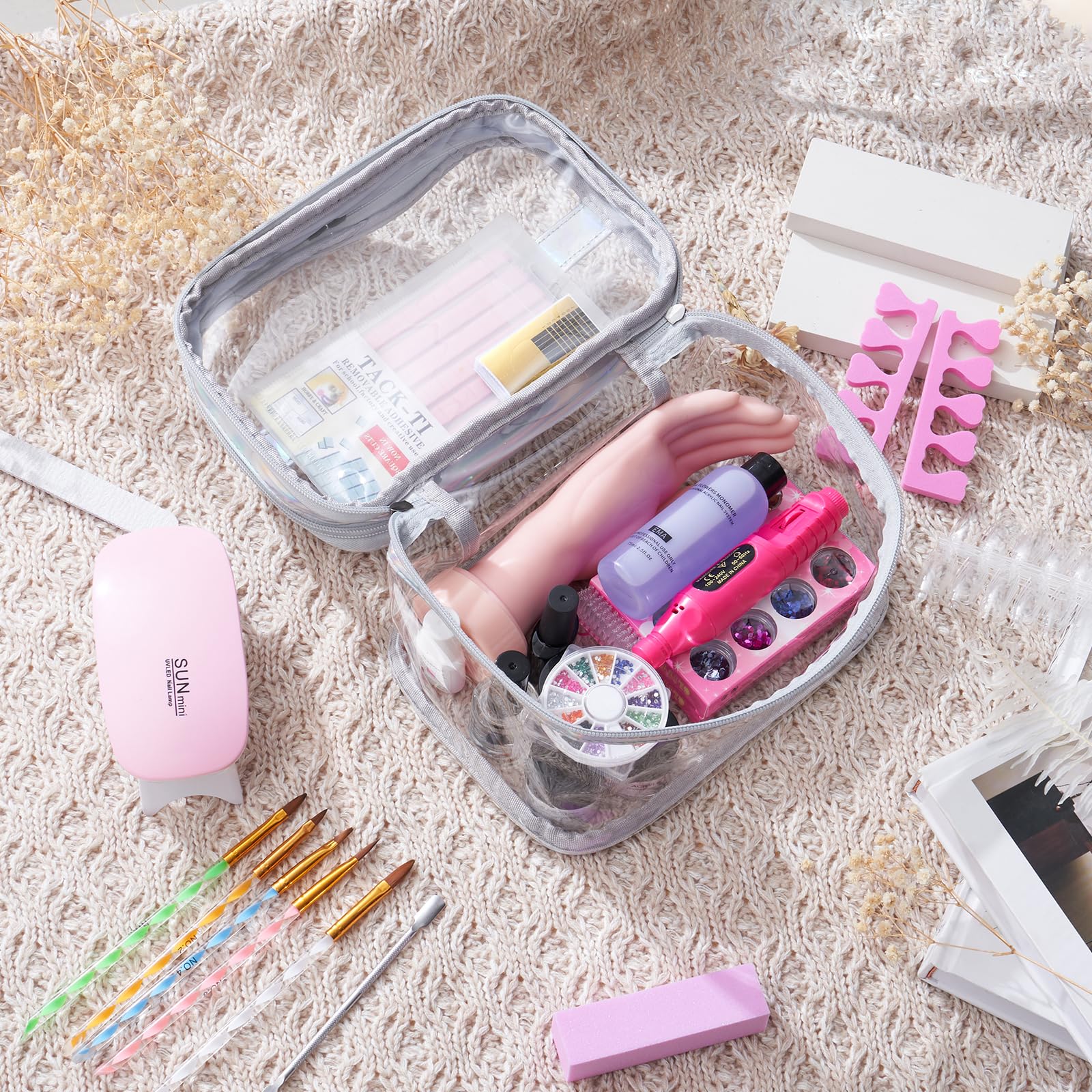Wilfniee nail-drill-set integrates shaping, filing, and cuticle care for DIY nails.