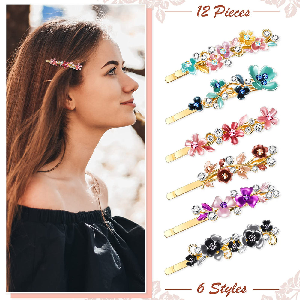 WILLBOND 12-pieces pack bobby pins showing variety for versatile daily styling.