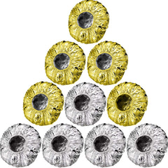 Willbond 12-pack aluminum foil cap for convenient home hair coloring and conditioning.