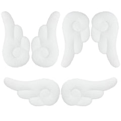 WillBond angel wing hair clip pair, plush design adds festive charm to holiday outfits