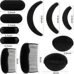 Willbond bump-up sponge combs closeup highlight secure hold with lightweight design.