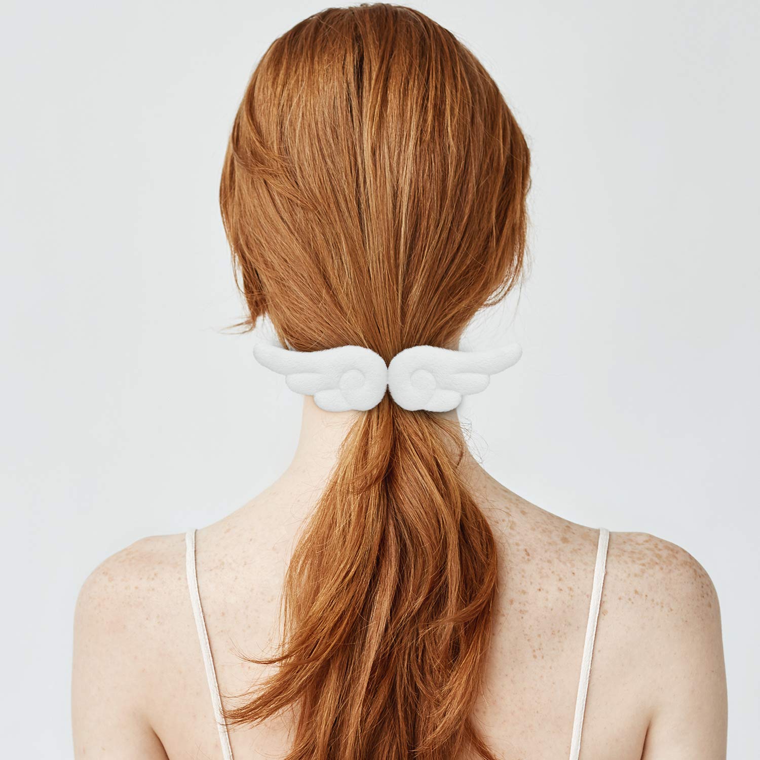 WillBond angel wing hair clip for backpacks, doubles as cute bag decoration