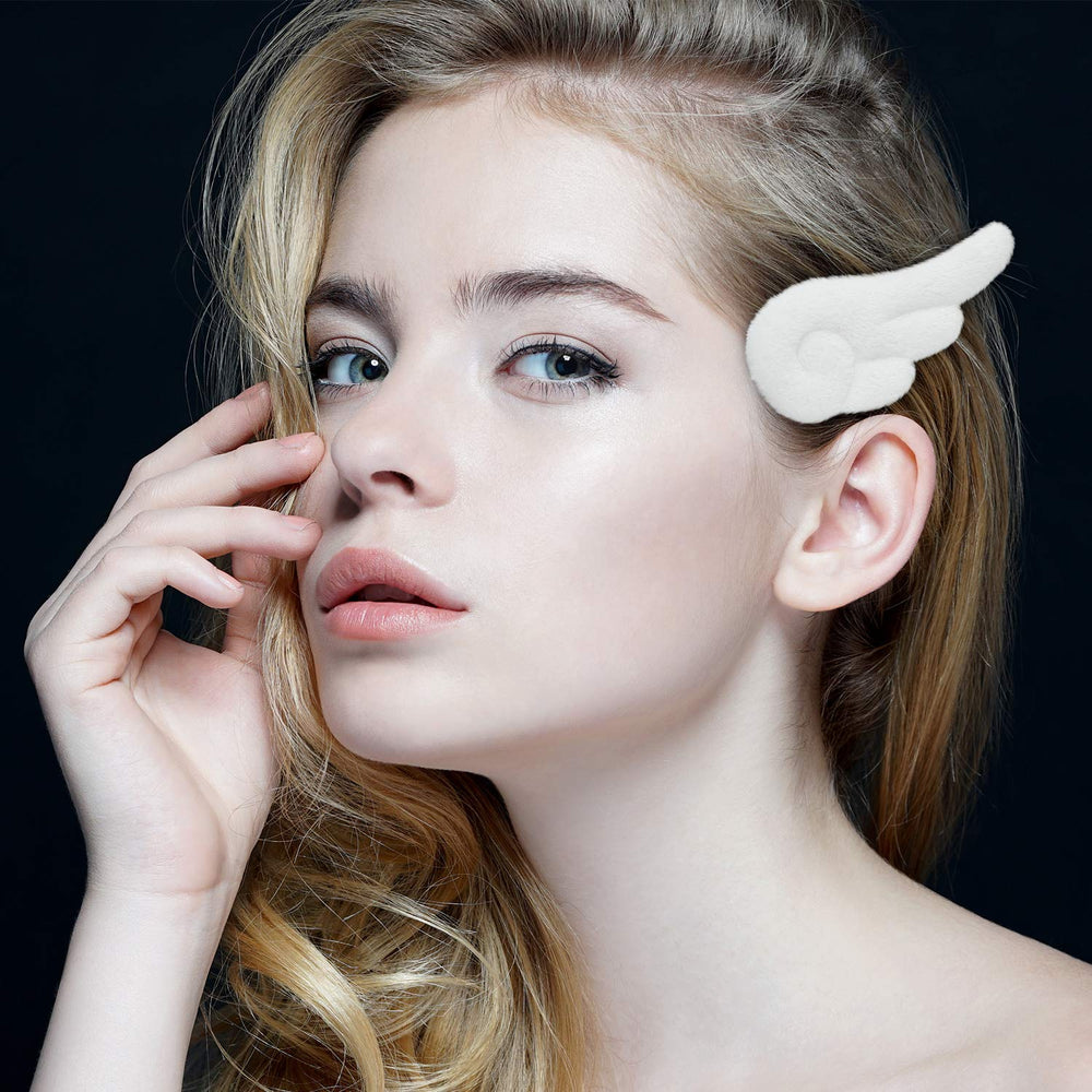 WillBond Christmas angel wing clip on accessory, pairs with dresses and sweaters