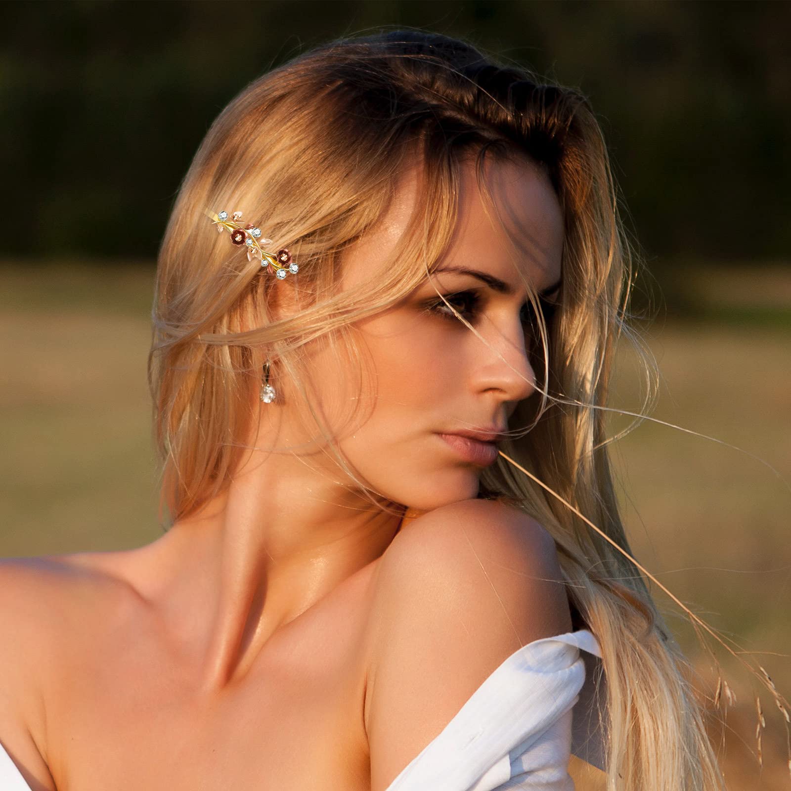 WILLBOND daily outfit match hair pin enhances casual to dressy looks.