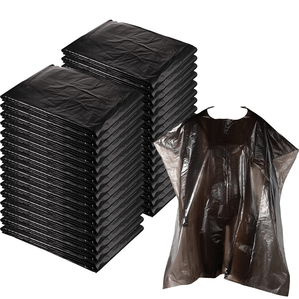 Willbond disposable salon cape coverage protects clothes during hair coloring sessions.