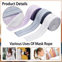WILLBOND fold over elastic soft stretchy fabric ideal for comfortable hair accessories