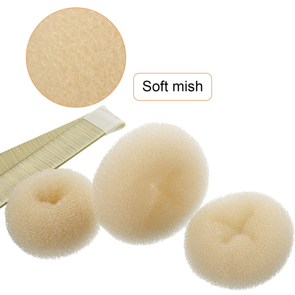 WILLBOND hair donut small for kids or fine hair for secure buns