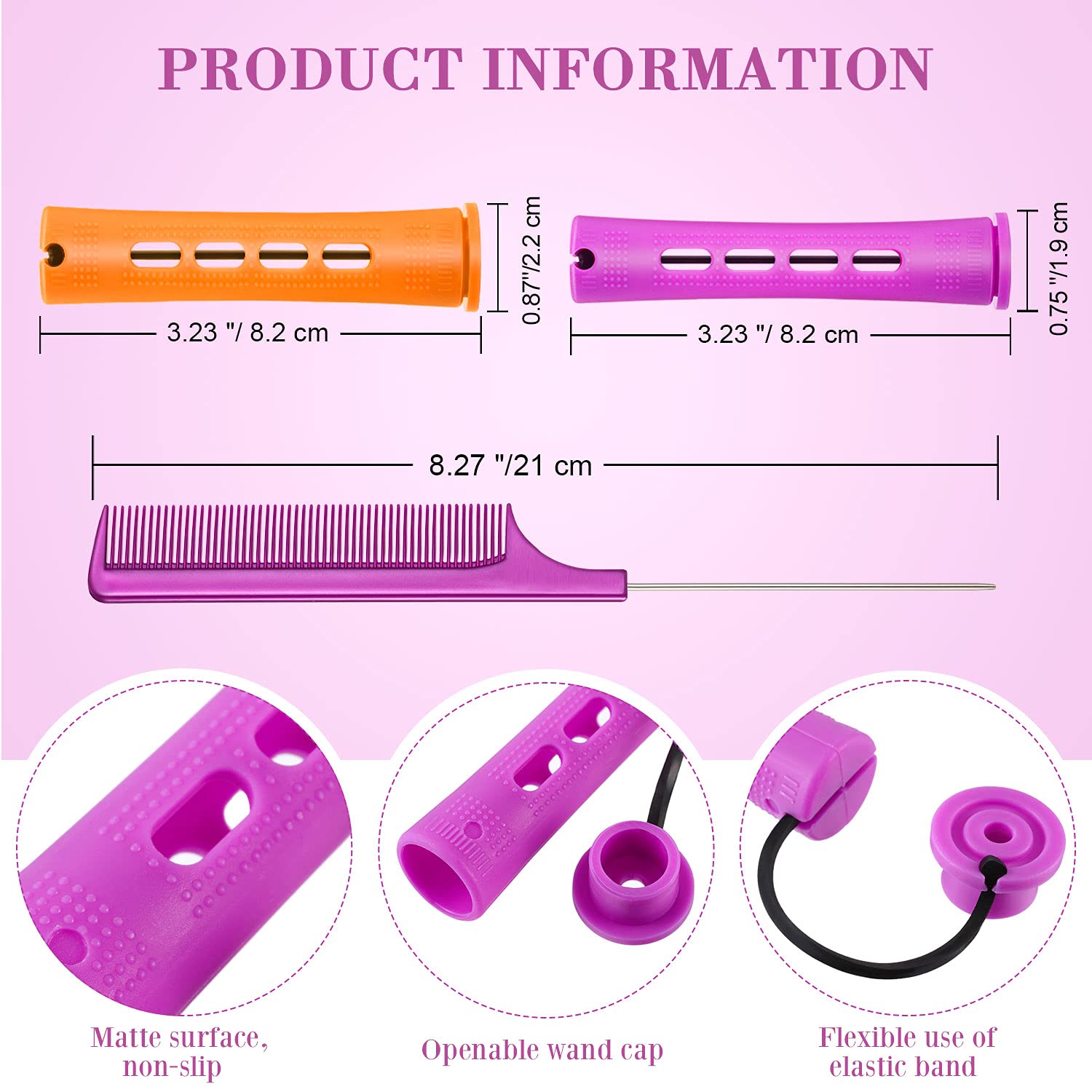 WILLBOND hair perm rod 8-2cm focuses on versatile curls for varied hair lengths.