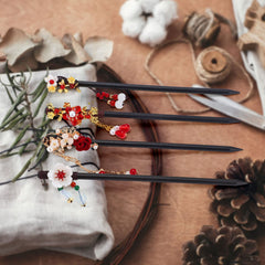 WILLBOND retro wooden hair pins add classic style for daily outfits.