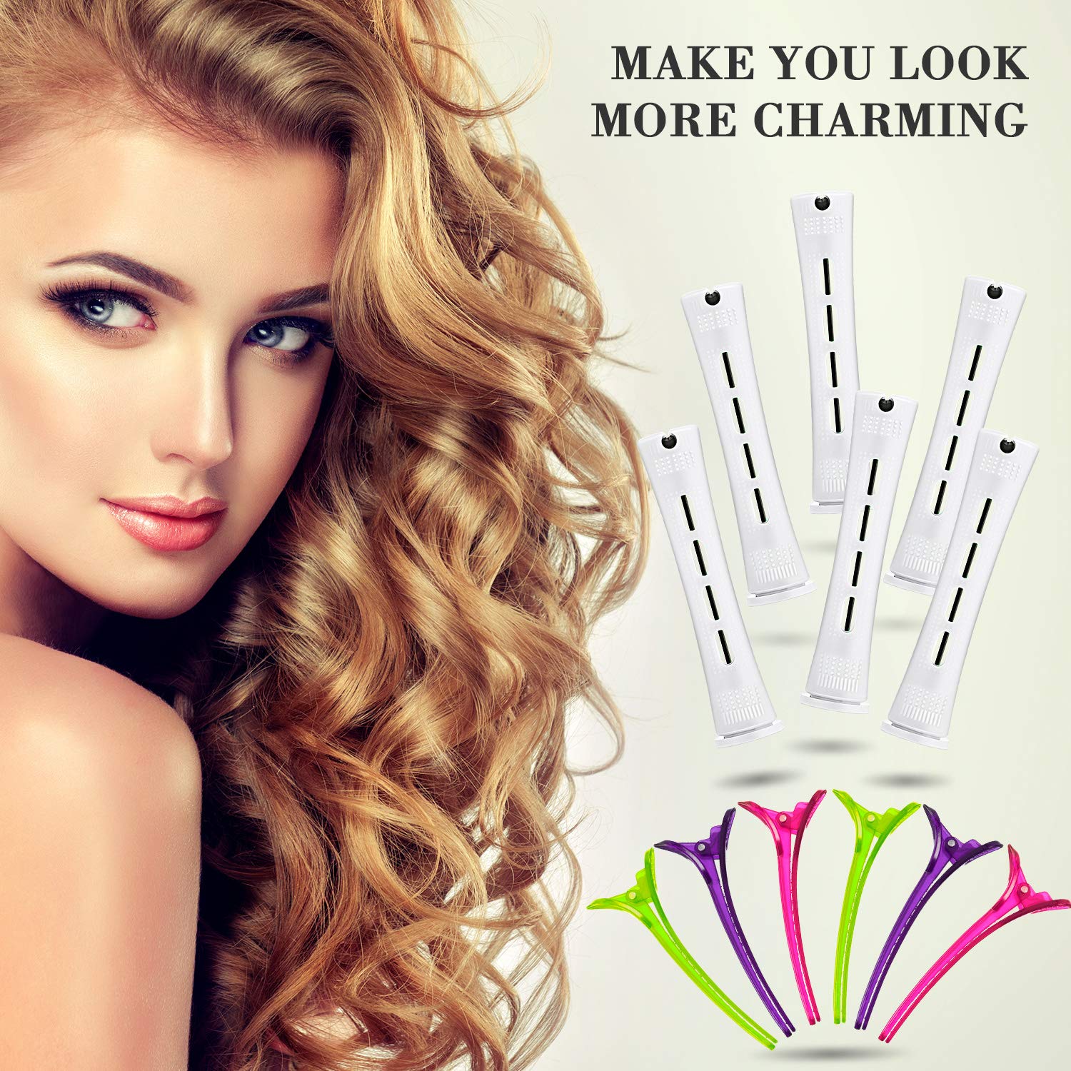 WILLBOND hair styling kit packaging shows a complete at-home salon set