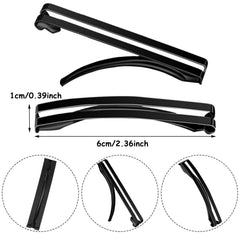 WILLBOND black hair clip providing lightweight support for updos