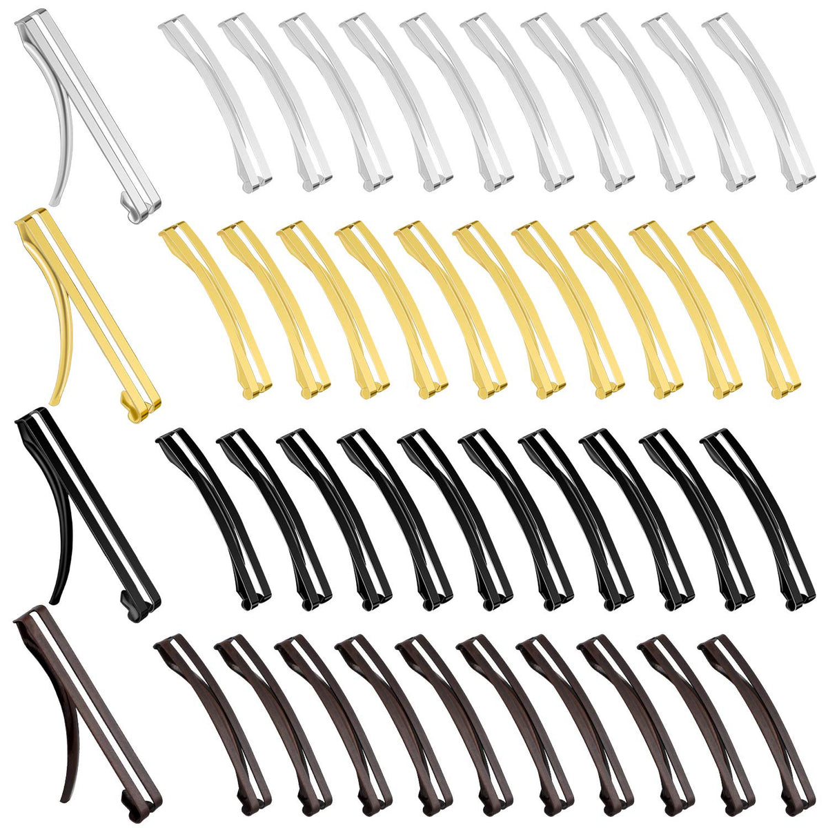 WILLBOND gold hair clip with secure hold for formal or daily hairstyles