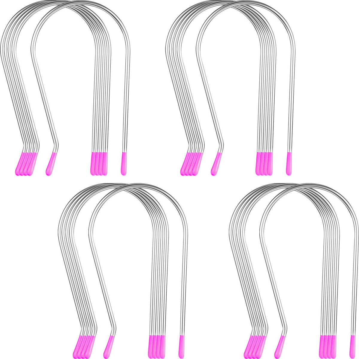 WILLBOND hot roller clips large closeup showing durable spring steel for repeated styling.