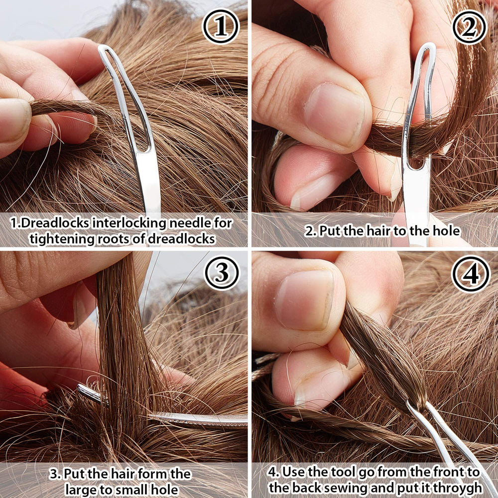Willbond dreadlocks kit in hand demonstrating easy use