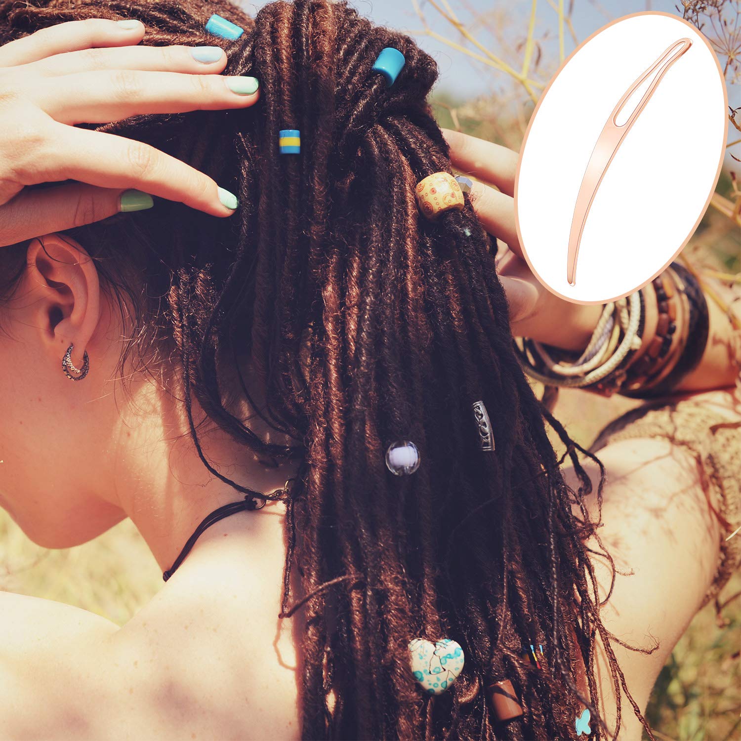 Willbond dreadlocks kit packaging display includes all tools