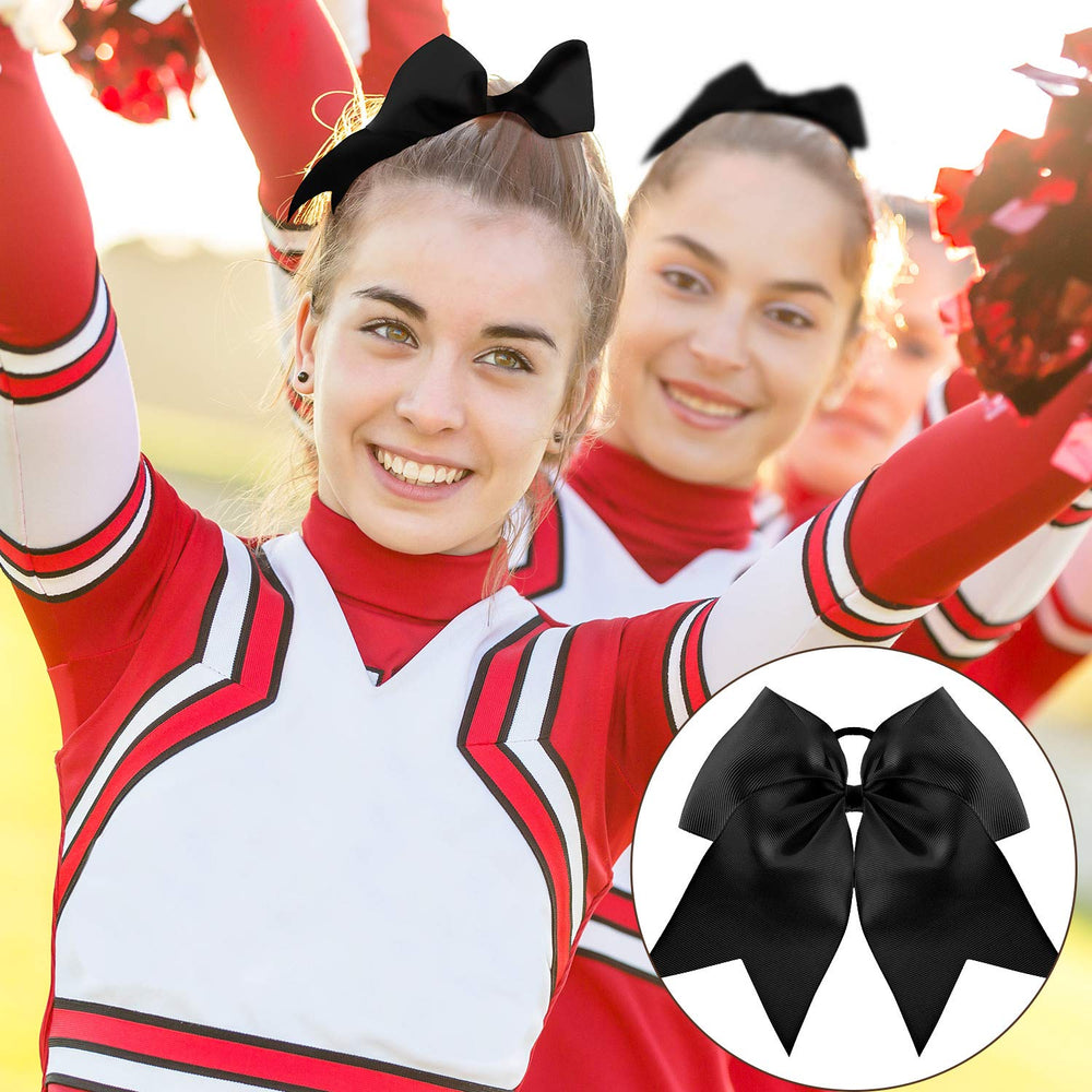 WILLBOND jumbo cheer bow 8inch fabric-detail showcasing soft texture and durable finish