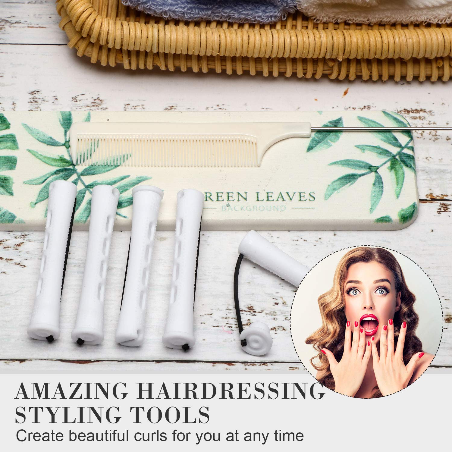 WILLBOND long perm rods 8.2 cm ideal for versatile curl sizes