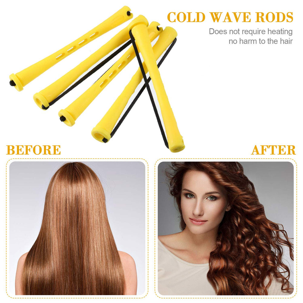 WILLBOND long plastic perm rods provide non-slip, durable styling.