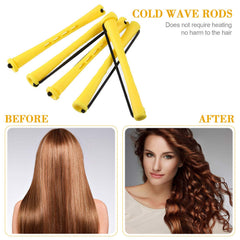 WILLBOND long plastic perm rods provide non-slip, durable styling.