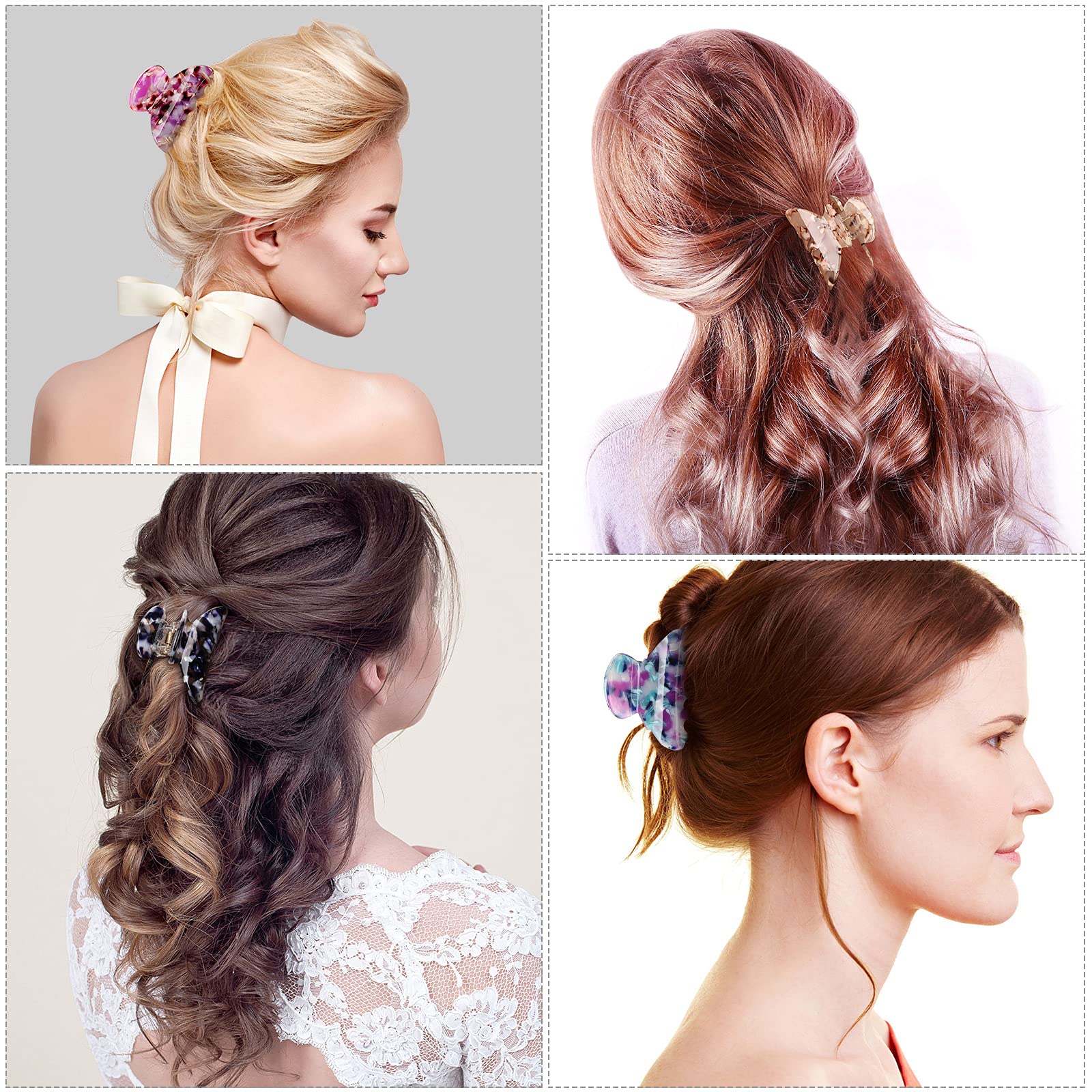 willbond medium hair clip 2.6 inch holds various hair types