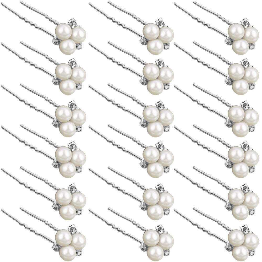 Willbond pearl hair pin-1 adds wedding-day sparkle for elegant hairstyles.