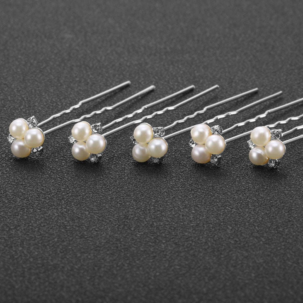 Willbond pearl hair pin-3 secures curls with comfortable, lasting hold.