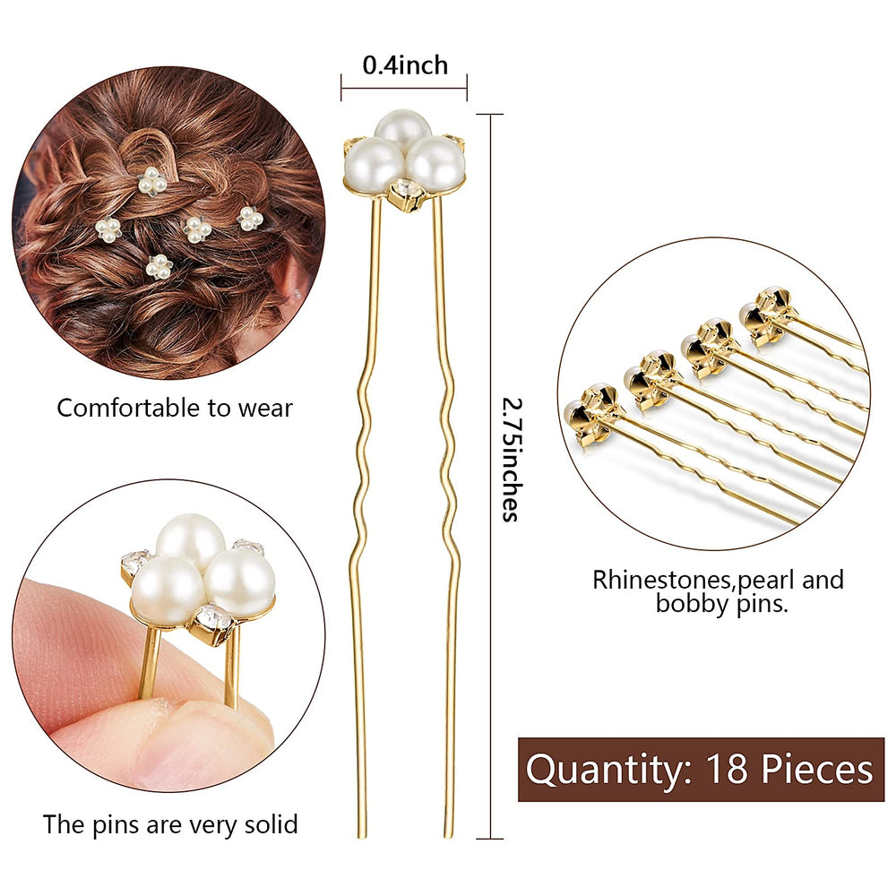 WILLBOND rose gold bridal hair accessory collection adds subtle sparkle