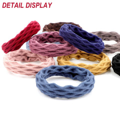 Willbond seamless hair ties stretch to large diameter for thick curls