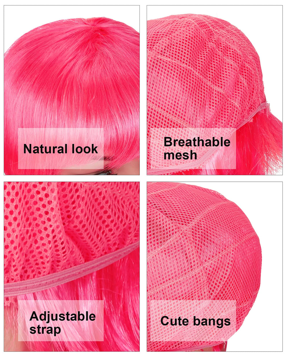 WILLBOND short bob wig packaging shows two colorful options