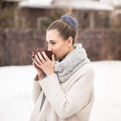 WILLBOND synthetic fur hair ties soft close-up for gentle attachment and long-lasting wear