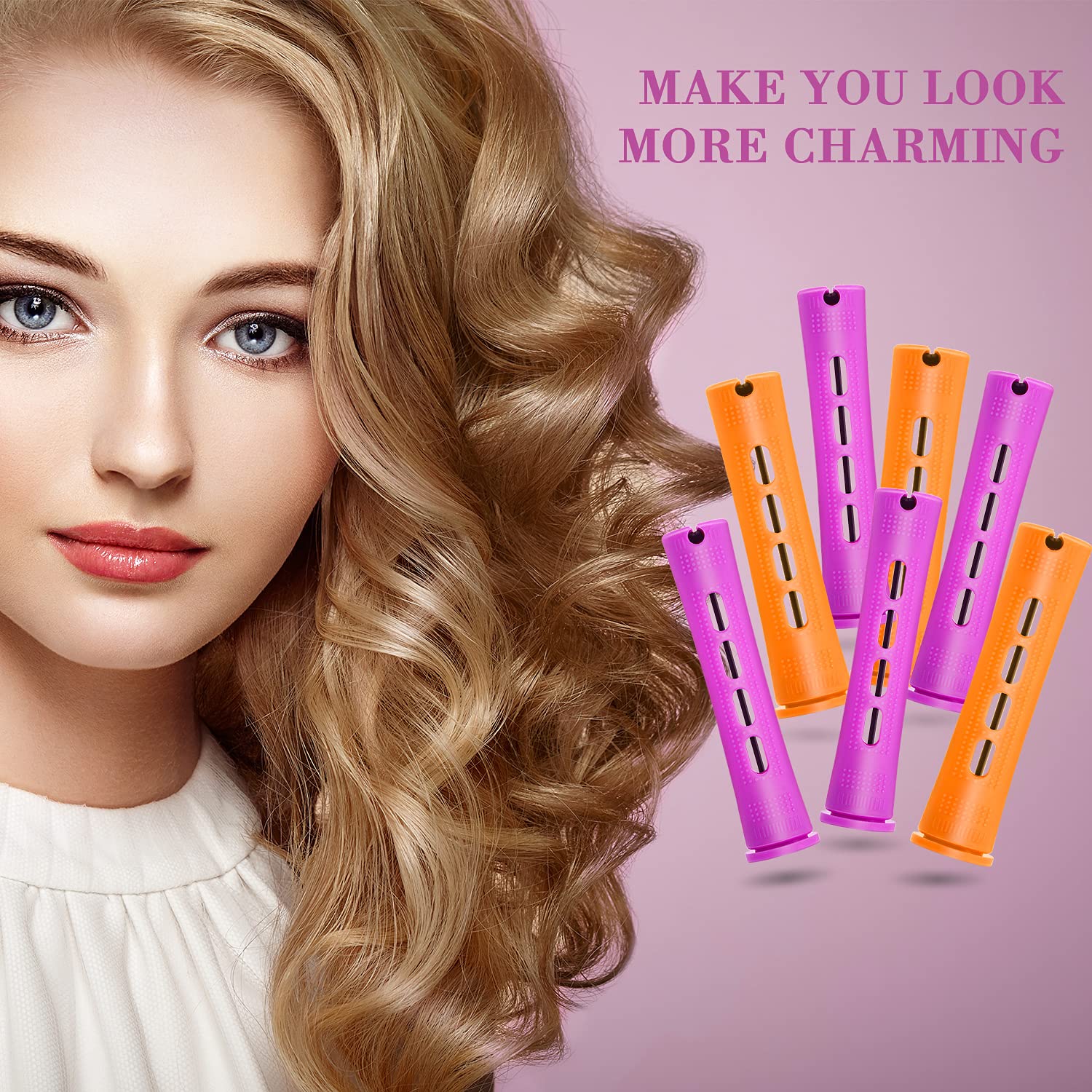 WILLBOND vented design perm rods promote even saturation for natural-looking waves.
