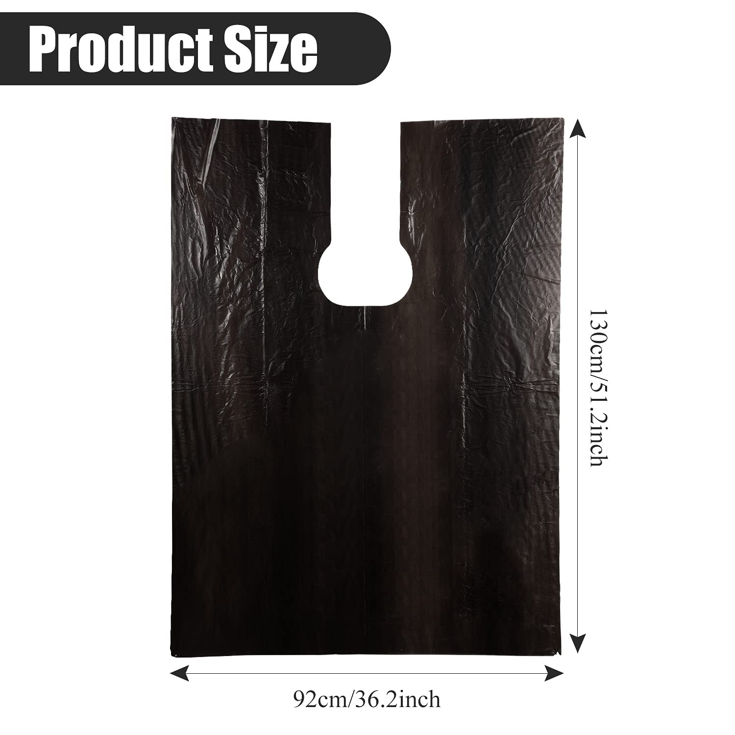 Willbond waterproof PE material cape ready to shield outfits from dye and splashes.