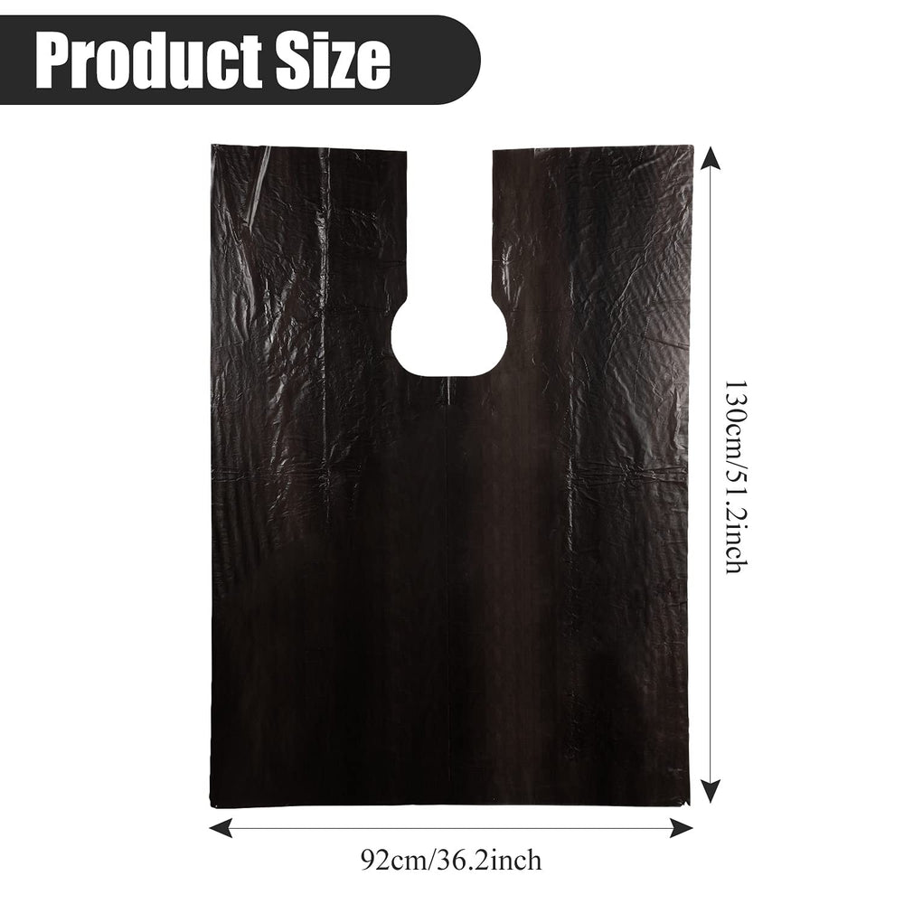 Willbond waterproof PE material cape ready to shield outfits from dye and splashes.