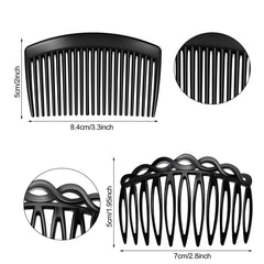 WILLBOND arc 11-teeth brown hair comb for daily styling.