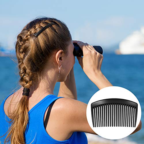 WILLBOND arc 23-teeth white hair comb for secure styling at parties.